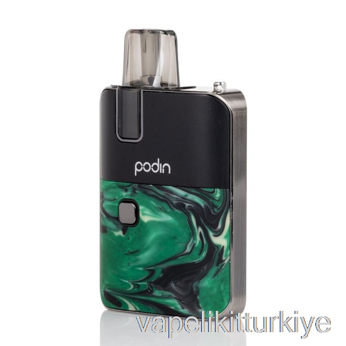Vape Türkiye Innokin Podin Pod Sistemi Yeşil Mermer